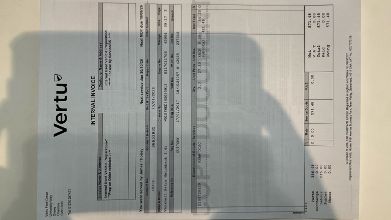 Vauxhall Astra 1.4i 16V SRi 5dr Petrol Hatchback